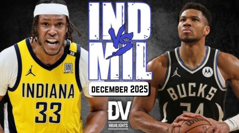 Milwaukee Bucks vs Pacers Match Player Stats