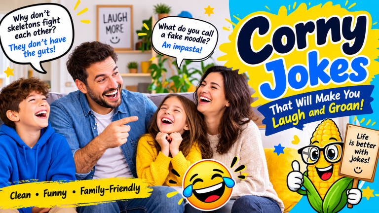 Corny Jokes: The Ultimate Guide to Simple Humor That Never Gets Old