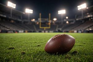 American football on the field under stadium lights — Chiefs vs Steelers player stats recap